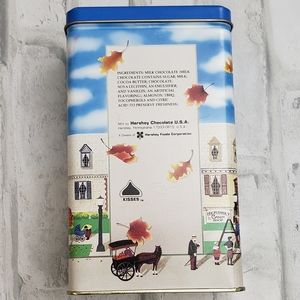 Vintage Hershey's Kisses with Almonds Advertising Tin Hometown Series Collector